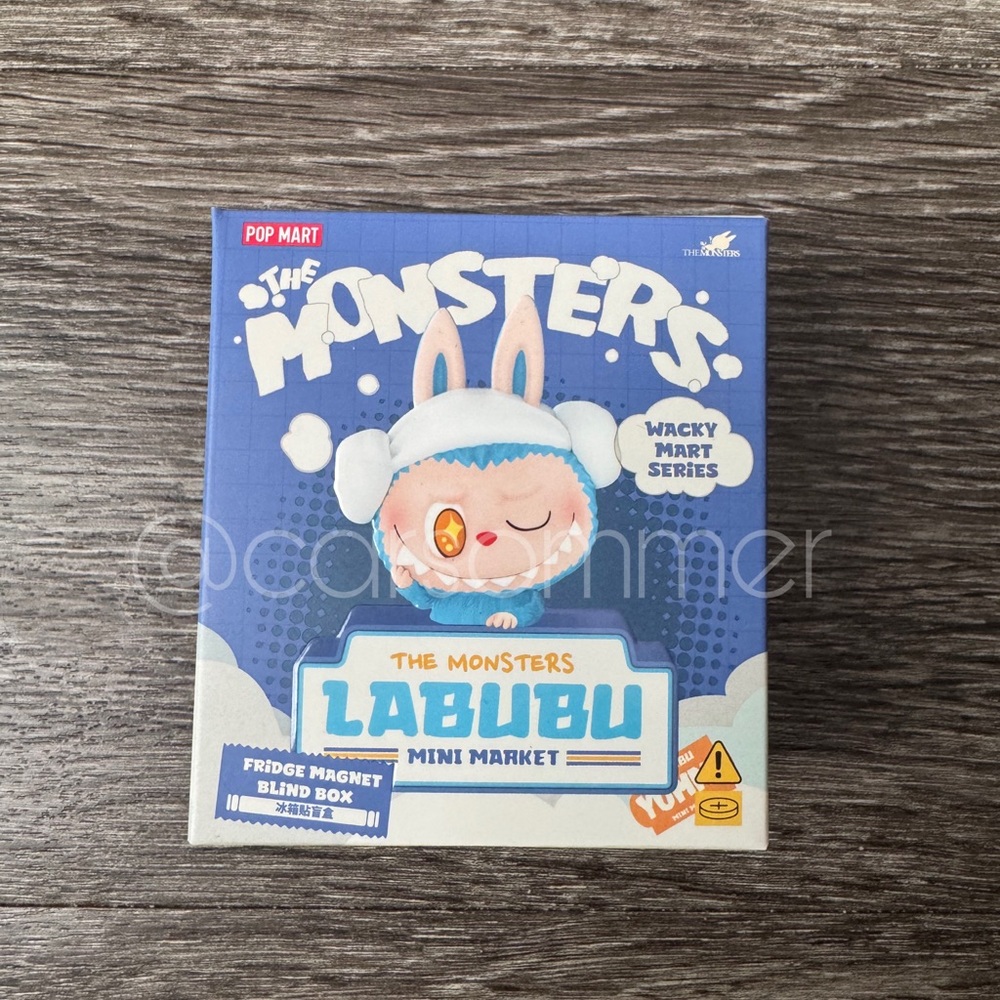 Pop Mart The Monsters Labubu Wacky Mart Magnet “Milk”